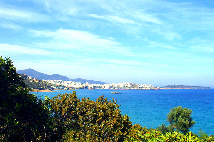 Agios Nicolaos: View from Istro